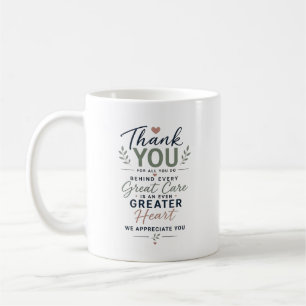 Mug Merci pour tout ce que vous faites Appréciation de