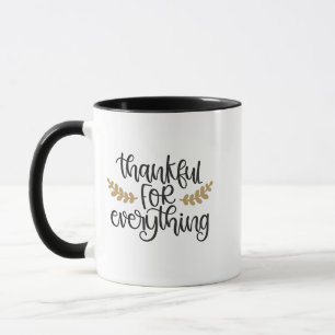 Mug Merci pour tout Thanksgiving drôle