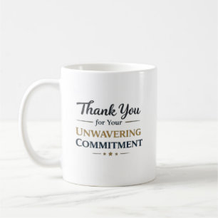 Mug Merci pour votre engagement sans faille