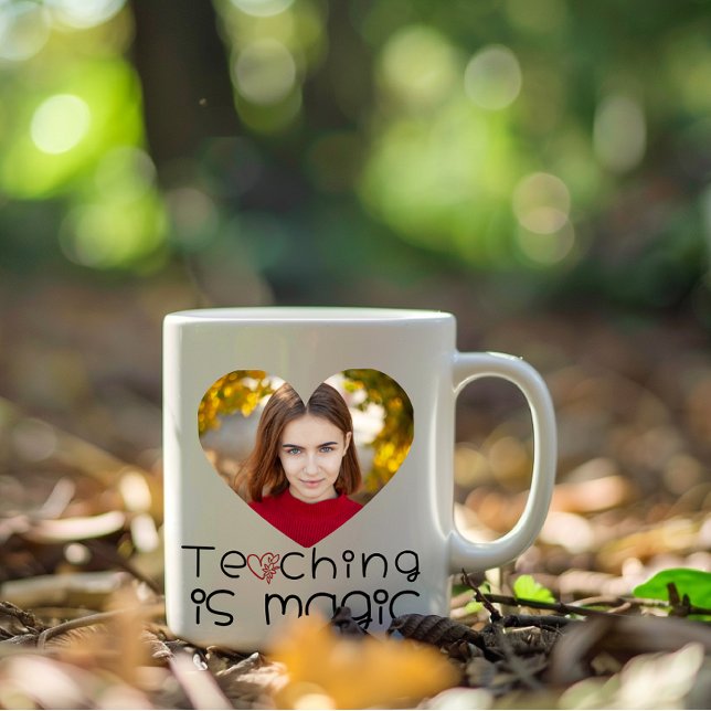 Mug Merci Professeur avec Photo Personnalisée (Créateur téléchargé)