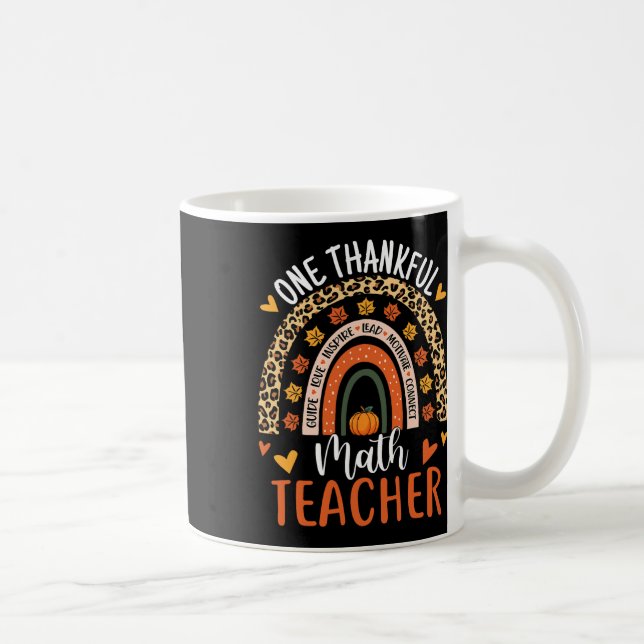 Mug Merci professeur de mathématiques amusant Thanksgi (Droite)