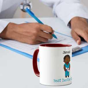 Mug Merci professionnel de soins de santé Chibi person