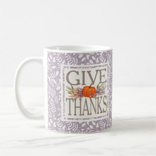 Mug Merci. Récolte d'automne