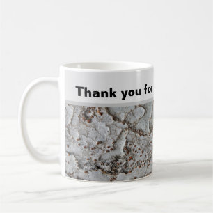 Mug Merci rustique Professeur Nature Photo Appréciatio
