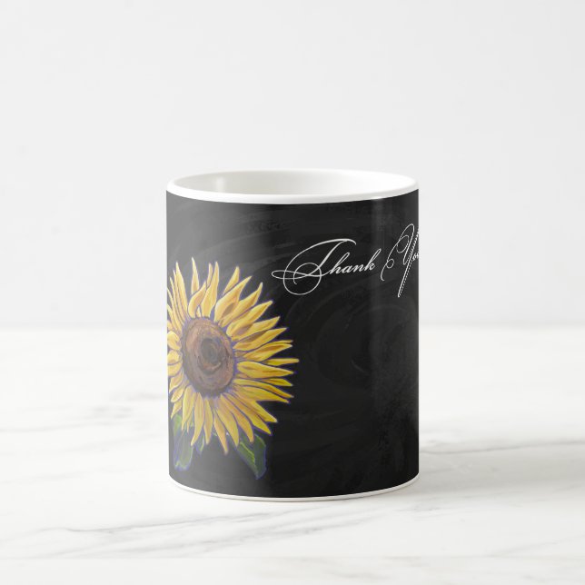 Mug Merci tournesol (Centre)