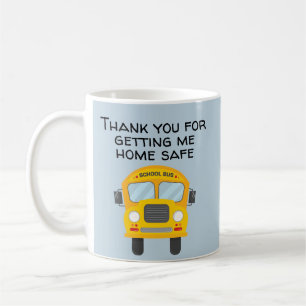 Mug Mercis de chauffeur d'autobus scolaire de