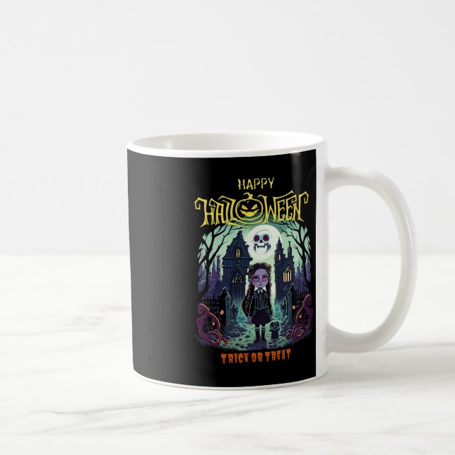 Mug Mercredi Costume Halloween Pour Enfants Et Pa (Droite)