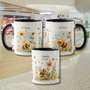Mug Mère à l'abeille - Fête des mères "Jardin d'amour"
