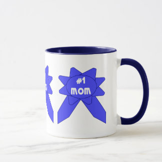 Mug Mère au ruban bleu x 3