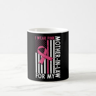 Mug Mère belle-famille guerrière contre le cancer du s