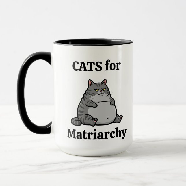 Mug Mère Chat Féministe Zodiaque Tarot Astrologie Whim (Gauche)