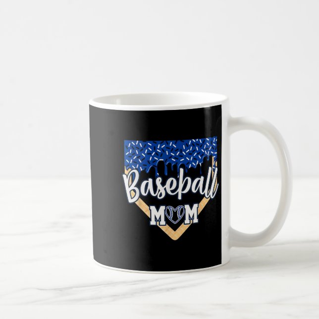 Mug Mère De Baseball Accueil Plate Crème De Glace Dria (Droite)