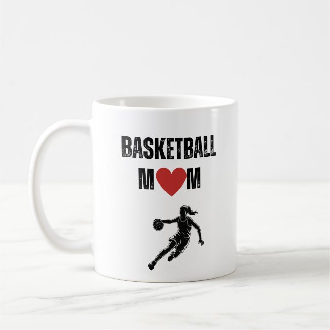 Mug Mère de basketteuse (joueuse féminine) (Gauche)