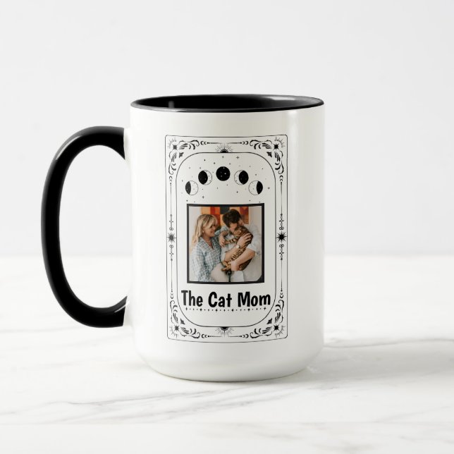 Mug Mère de chat amateur de animaux de compagnie perso (Gauche)