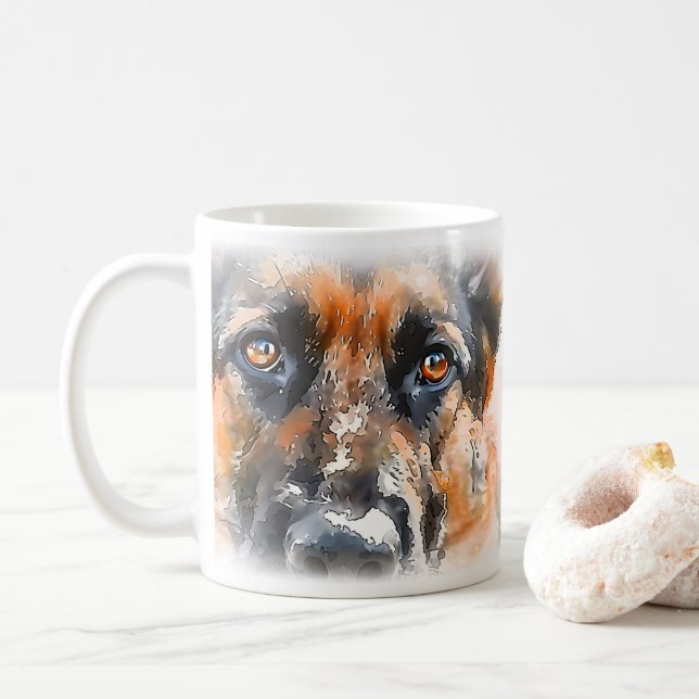 Mug Mère de chien berger allemand (Avec donut)
