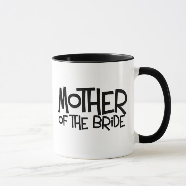 Mug Mère de hippie de la jeune mariée (Droite)