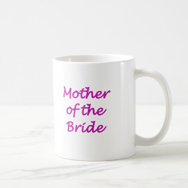 Mug Mère de la jeune mariée (Droite)