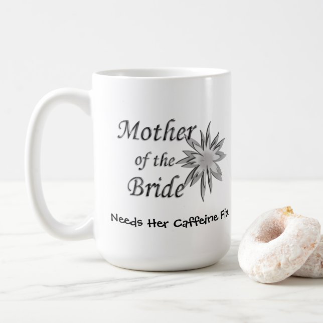 Mug Mère de la mariée drôle (Avec donut)