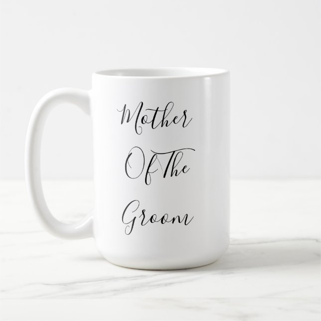 Mug Mère De La Salle Mariage Classy Cadeau Favor (Gauche)