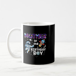 Mug Mère De L'Anniversaire Astronaut Thème Espace Garç
