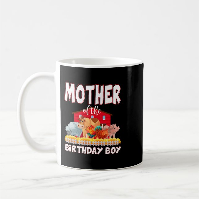 Mug Mère De L'Anniversaire Garçon Famille Correspondan (Gauche)