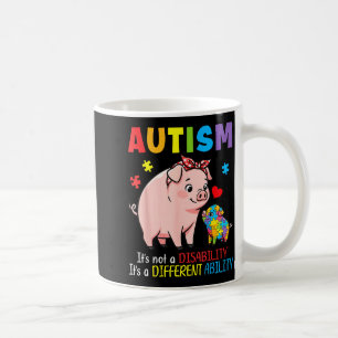 Mug Mère de sensibilisation à l'autisme Différente cap