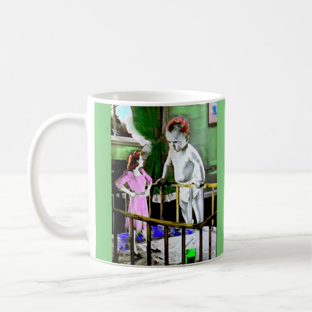 Mug Mère des années 1940 et son bébé géant (Gauche)
