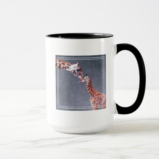 Mug Mère des images | de Getty et girafe de bébé (Droite)
