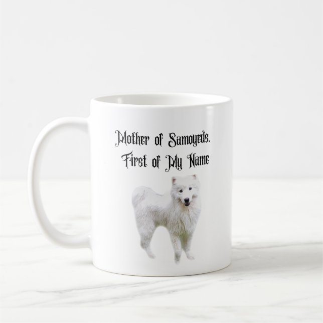Mug Mère des Samoyèdes, Première de mon Nom (Gauche)