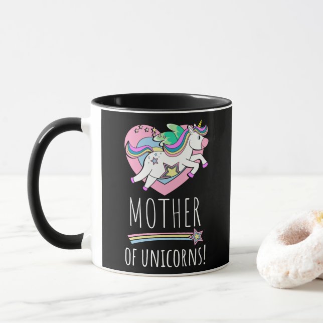 Mug Mère Des Unicornes ! (Avec donut)