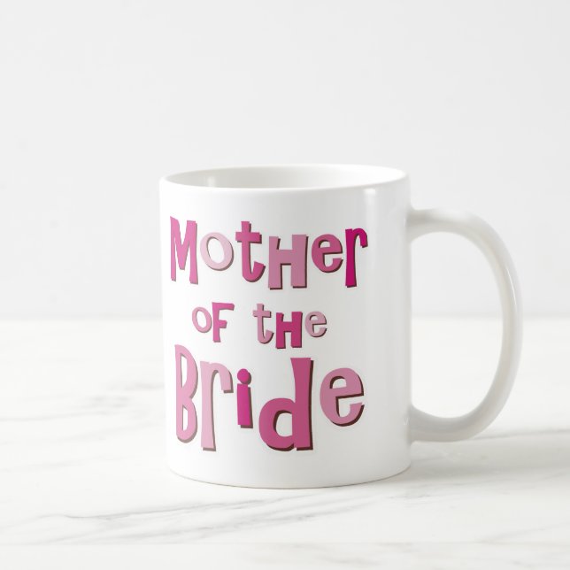 Mug Mère du brun de rose de jeune mariée (Droite)