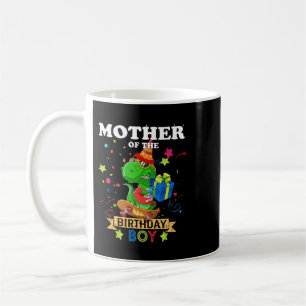 Mug Mère du garçon d'anniversaire TRex RAWR Dinosaur B
