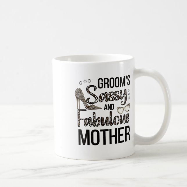 Mug Mère du marié Douche Maman du marié  (Droite)