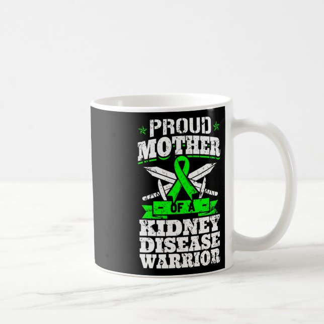 Mug Mère D'Un Guerrier De Maladie Du Rein Connaissance (Droite)