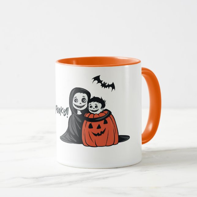 Mug Mère éffrayante et son fils (Devant droit)