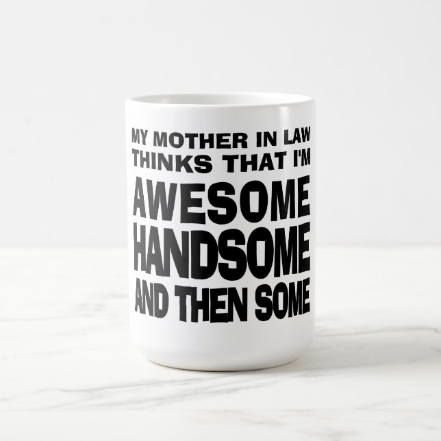 Mug Mère en droit dit fabuleux Fils en droit (Centre)