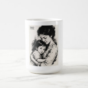 Mug Mère & Enfant Vintage 1982