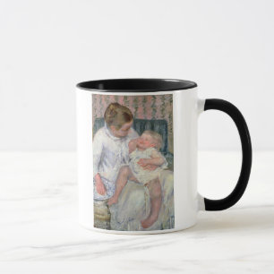 Mug Mère environ pour laver son enfant somnolent, 188