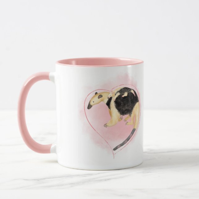 Mug Mère et bébé tamandua anteater Meilleure maman jam (Gauche)