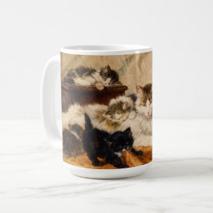 Mug Mère et ses chatons