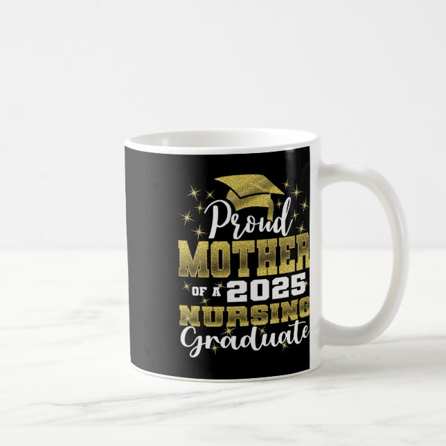 Mug Mère fière de la promotion 2025 infirmière diplômé (Droite)