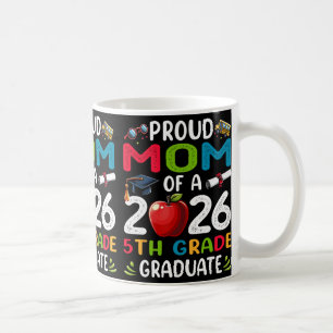 Mug Mère fière de la promotion 2026 de 5e année pour l