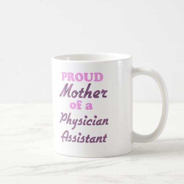 Mug Mère fière d'un assistant de médecin (Droite)