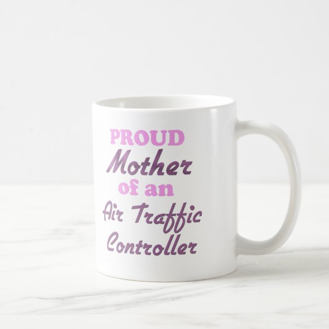 Mug Mère fière d'un contrôleur de la navigation (Droite)