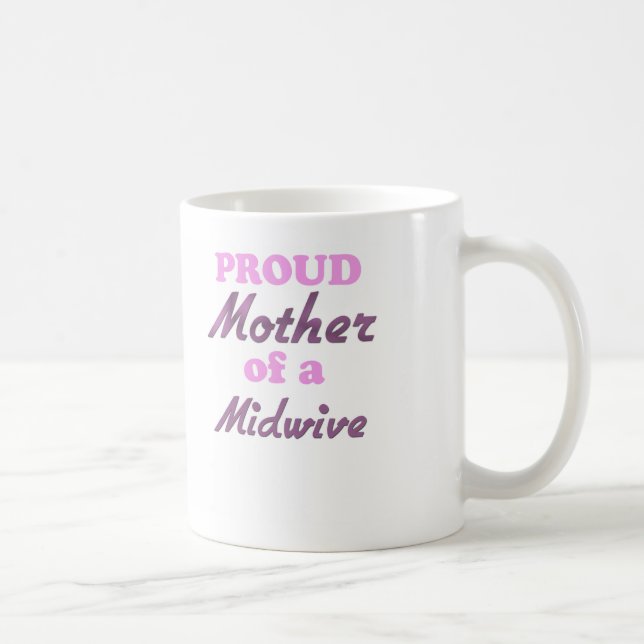Mug Mère fière d'un Midwive (Droite)