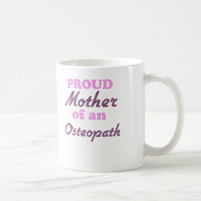 Mug Mère fière d'un ostéopathe (Droite)