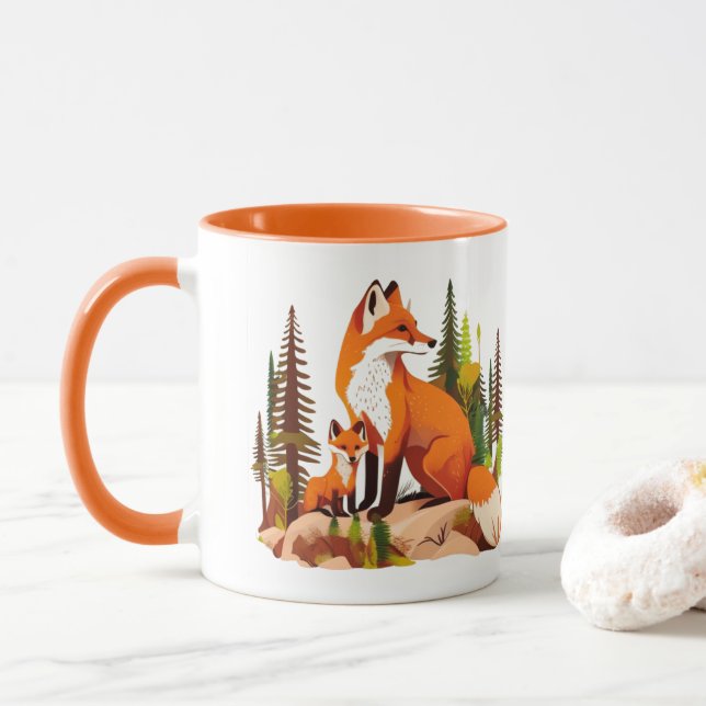 Mug Mère Fox et kit (Avec donut)