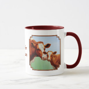 Mug Mère Guernesey Vache et Mignonne Veau