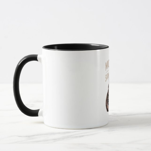 Mug Mère, je ne suis que peau et os – Drôle de chat gr (Gauche)
