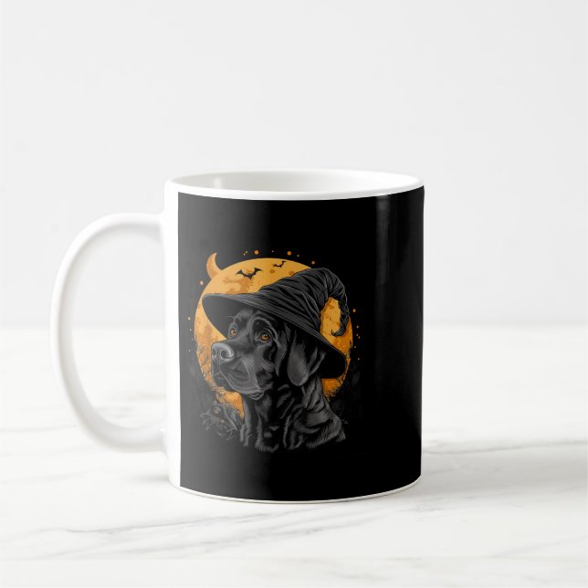 Mug Mère Labrador Halloween Drôle Mignon Chien Lab Noi (Gauche)